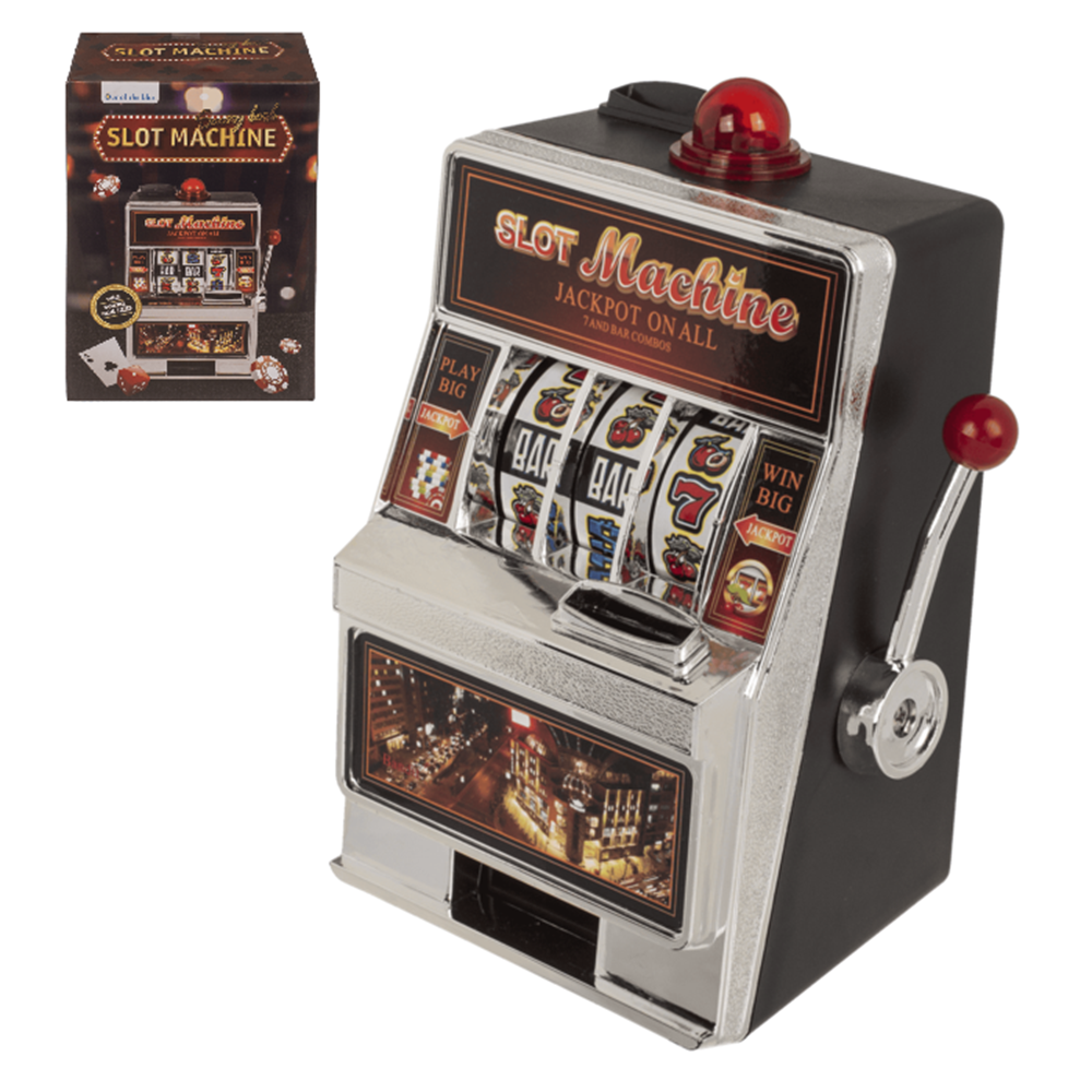 Kasička herní automat s LED a zvukem – Sparautomat Jackpot