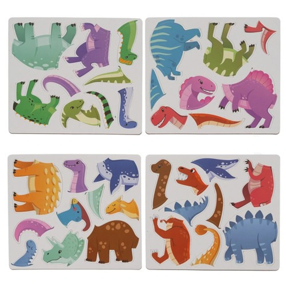 Magnetická tabulka s puzzle dinosauři v knížce - 24730