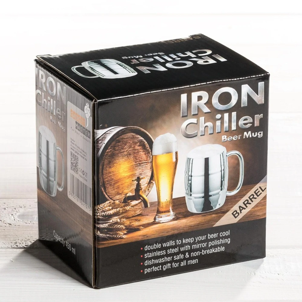 Chladící korbel na pivo 350ml - IRON CHILLER