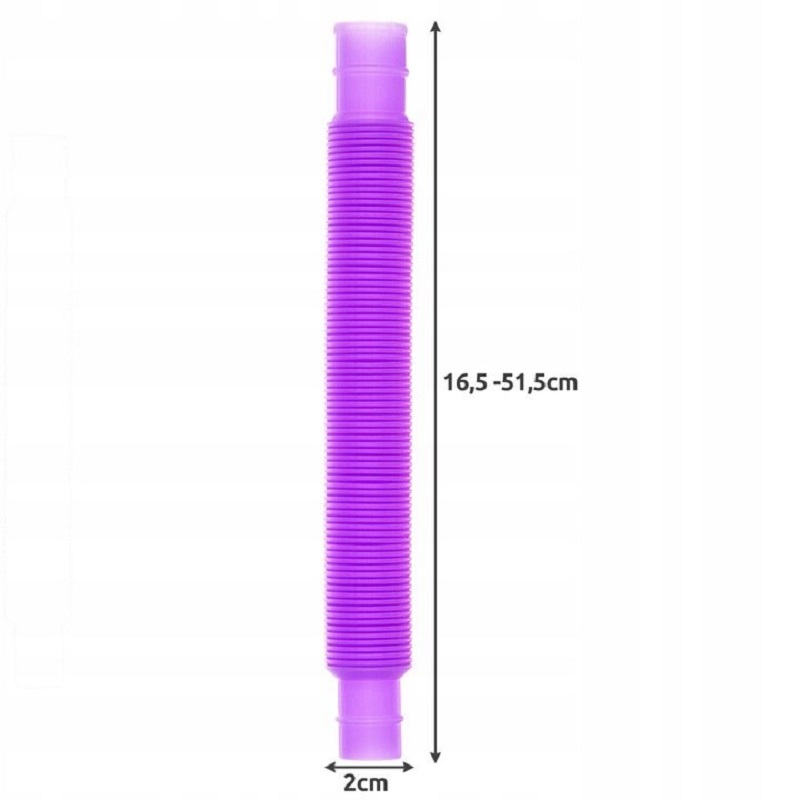 Antistresová stavebnice natahovací trubičky 15-46cm - 10 ks
