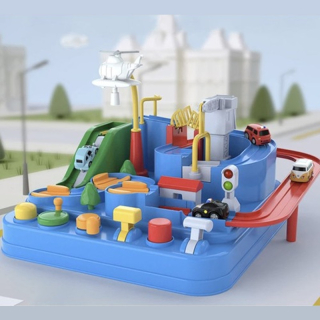 Mechanická interaktivní autodráha 4 autíčka - Car adventure