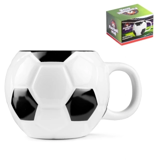 Hrnek pro fotbalistu v krabičce - Fotbalový míč