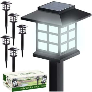 Sada 6 solárních zahradních lamp 25421 - Japonský nádech