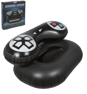Nafukovací herní křeslo Gamepad – originální dárek pro hráče