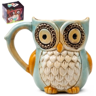 Hrnek Moudrá sova – originální porcelánový hrnek 340 ml