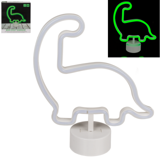 Neonová lampa na podstavci 27cm – Dinosaurus