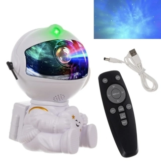 Laserový projektor hvězdné oblohy s dálkovým ovládáním – Sedící astronaut
