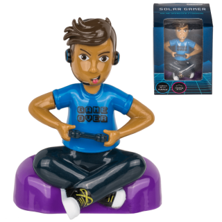 Solární figurka Gamer – pohyblivý dárek pro hráče a fanoušky her