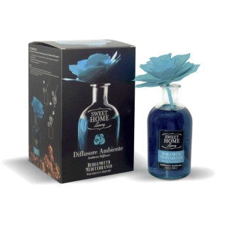 Aroma difuzér s květinou Sweet Home - Středomořský Bergamot 250 ml